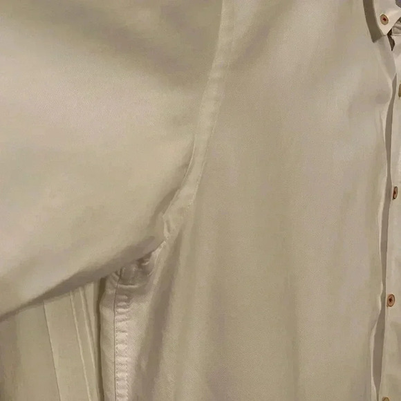 Ted Baker London 100% Cotton White Oxford Button Up Size 5 - Picture 7 of 14